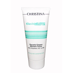 Отзыв о Крем для жирной и проблемной кожи лица Christina Elastin Collagen Placental Enzyme Moisture Cream