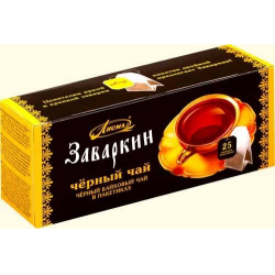 Отзыв о Чай черный Лисма "Заваркин" 25 пакетиков | А Заваркин то не ...