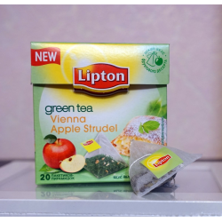 Отзыв о Чай зеленый Lipton со вкусом яблочного штруделя