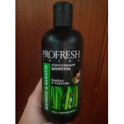 Отзыв о Укрепляющий шампунь Profresh Hairs "Бамбук и кератин"