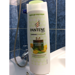 Отзыв о Шампунь и бальзам-ополаскиватель 2 в 1 Pantene Pro-V Слияние с Природой "Укрепление и блеск"