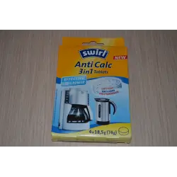 Отзыв о Очиститель от накипи в таблетках Swirl для очистки капельных кофеварок и электрических чайников