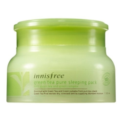 Отзыв о Ночная маска для лица Innisfree Green Tea