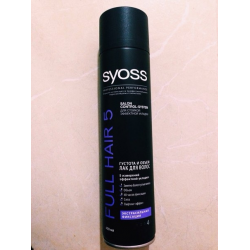 Отзыв о Лак для волос Syoss FULL HAIR 5 густота и объем