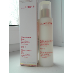 Отзыв о Дневной лосьон Clarins для борьбы с первыми возрастными изменениями Multi-Active Jour