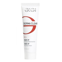 Отзыв о Тональный крем GIGI Derma Clear Oil-free Make Up SPF-14 для жирной кожи