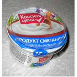 Отзыв о Продукт сметанный Красная цена