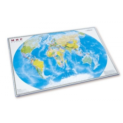 Подложка на письменный стол карта мира