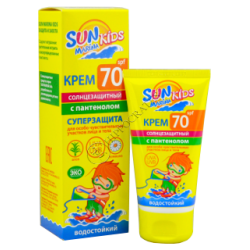 Отзыв о Солнцезащитный крем для детей Эколла SPF70 Sun Marina Kids с пантенолом