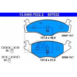 Отзыв о Тормозные колодки ATE