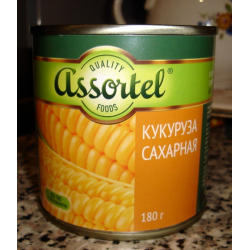 Отзыв о Консервы Assortel Кукуруза сахарная