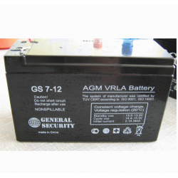 Gs 7 12. Аккумулятор General Security GS 7-12. AGM GS 7.2-12 VRLA Battery. Аккумулятор AGM VRLA Battery GS 7.2-12. General Security GS 7,2-12.