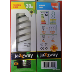 Отзыв о Лампочка энергосберегающая JazzWay