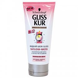 Отзыв о Бальзам-маска для волос Schwarzkopf Gliss Kur "Жидкий шелк Gloss"