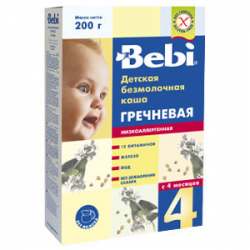 Отзыв о Детская безмолочная каша Bebi "Гречневая низкоаллергенная"