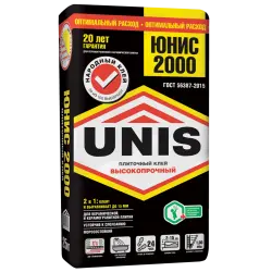 Отзыв о Плиточный клей Unis Юнис 2000
