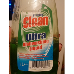 Отзыв о Средство для мытья посуды Clean at home "Ultra Dishwashing Liquid"