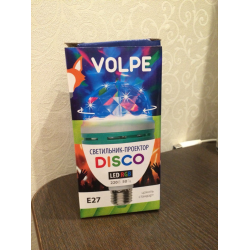 Отзыв о Лампа светодиодная Volpe Disco RGB