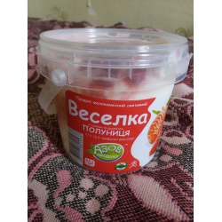 Азовпродукт. Молочна Веселка продукция. Кисель молокосодержащий.