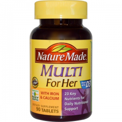 Отзыв о Мультивитамины Nature Made "Multi for Her" с железом и кальцием