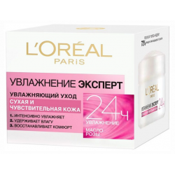 Отзыв о Крем для лица L'Oreal "Увлажнение эксперт" для сухой и чувсвительной кожи