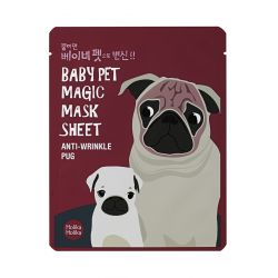 Отзыв о Тканевая маска для лица Holika Holika Baby Pet Magic Mask Sheet Anty-wrinkle Pug