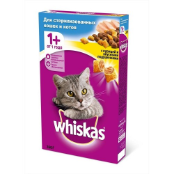 Отзыв о Корм Whiskas "Для кастрированных котов и стерилизованных кошек"