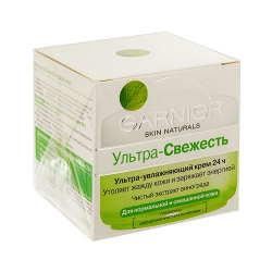 Отзыв о Крем для лица Garnier Skin Naturals "Ультра-Свежесть" для нормальной кожи