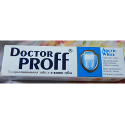 Отзыв о Зубная паста Doctor Proff Arctic White