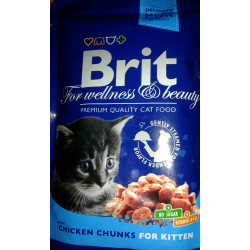 Отзыв о Влажный корм для кошек Brit premium for kitten