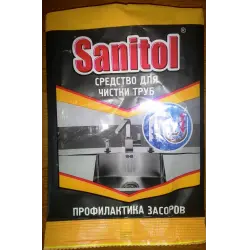 Отзыв о Средство для чистки труб Sanitol профилактика засоров
