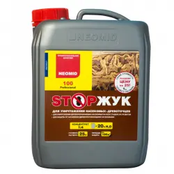 Отзыв о Пропитка для дерева Neomid 100 StopЖук