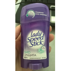 Отзыв о Дезодорант-антиперспирант твердый Lady Speed Stick "Био Защита"