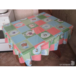 Скатерть клеенка на стол для кухни (65 фото)