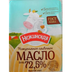 Отзыв о Сливочное масло "Нежинская" 82.5%