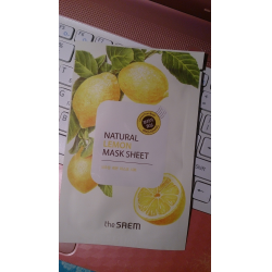 Отзыв о Тканевая маска для лица The Saem Lemon mask sheet