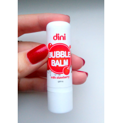 Отзыв о Бальзам для губ Dini Bubble Balm Milk Strawberry