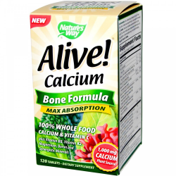 Отзыв о БАД Nature's Way Alive Calcium Формула для поддержания костной массы