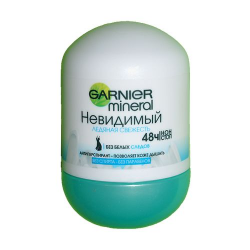 Отзыв о Дезодорант-антиперспирант шариковый Garnier mineral "Невидимый ледяная свежесть"