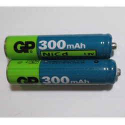 Отзыв о Аккумуляторы GP AAA NiCd 300 mAh