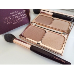 charlotte tilbury mini filmstar bronze & glow contour duo