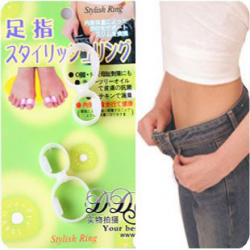 Отзыв о Магнитные кольца Pair Slimming and Healthy Silicon Magnetic Toe Rings 