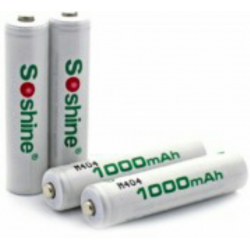 Отзыв о Аккумуляторы Soshine RTU AAA 1000mAh