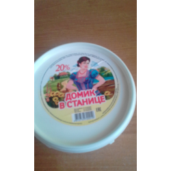 Отзыв о Сметанный продукт "Домик в станице" 20%