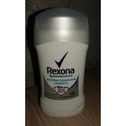 Отзыв о Антиперспирант-карандаш Rexona "Антибактериальная свежесть"