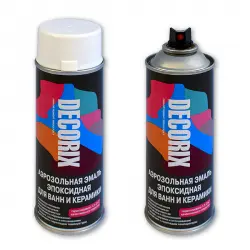 Отзыв о Аэрозольная эмаль эпоксидная Decorix Для ванн и керамики