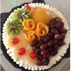 Праздничный торт Корзина с ягодами и фруктами