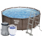 Фото Бассейн каркасный круглый Bestway Steel Pro MAX 56709 ротанг